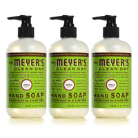 MRS. MEYER'S CLEAN DAY Hand Soap, Made with Essential Oils, Biodegradable Formula, Rain Water, 12.5 fl. oz - Pack of 3 - 7DAY'S