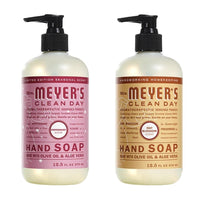 MRS. MEYER'S CLEAN DAY Hand Soap, Made with Essential Oils, Biodegradable Formula, Rain Water, 12.5 fl. oz - Pack of 3 - 7DAY'S
