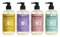 MRS. MEYER'S CLEAN DAY Hand Soap, Made with Essential Oils, Biodegradable Formula, Rain Water, 12.5 fl. oz - Pack of 3 - 7DAY'S