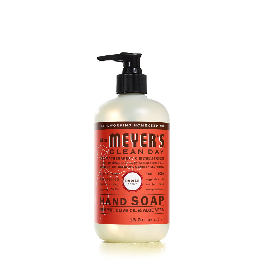 MRS. MEYER'S CLEAN DAY Hand Soap, Made with Essential Oils, Biodegradable Formula, Rain Water, 12.5 fl. oz - Pack of 3 - 7DAY'S