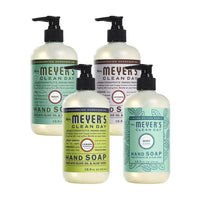 MRS. MEYER'S CLEAN DAY Hand Soap, Made with Essential Oils, Biodegradable Formula, Rain Water, 12.5 fl. oz - Pack of 3 - 7DAY'S