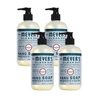 MRS. MEYER'S CLEAN DAY Hand Soap, Made with Essential Oils, Biodegradable Formula, Rain Water, 12.5 fl. oz - Pack of 3 - 7DAY'S