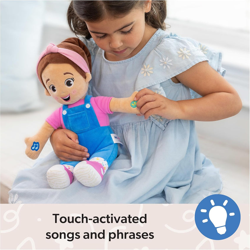Ms. Rachel Speak & Sing Doll 16” Tall Interactive Toy with 4 Songs & 16+ Phrases, Toddler Toys for Girls & Boys Ages 6 Months to 3+ Years - 7DAY'S