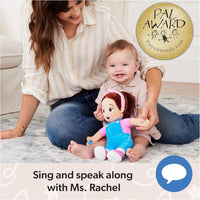 Ms. Rachel Speak & Sing Doll 16” Tall Interactive Toy with 4 Songs & 16+ Phrases, Toddler Toys for Girls & Boys Ages 6 Months to 3+ Years - 7DAY'S