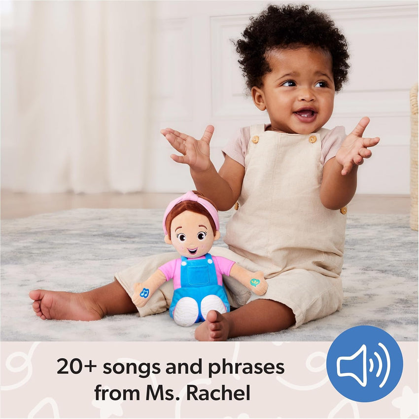 Ms. Rachel Speak & Sing Doll 16” Tall Interactive Toy with 4 Songs & 16+ Phrases, Toddler Toys for Girls & Boys Ages 6 Months to 3+ Years - 7DAY'S