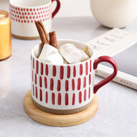 Mug With Handle Hand - painted Mug Ceramic Mug - 7DAY'S