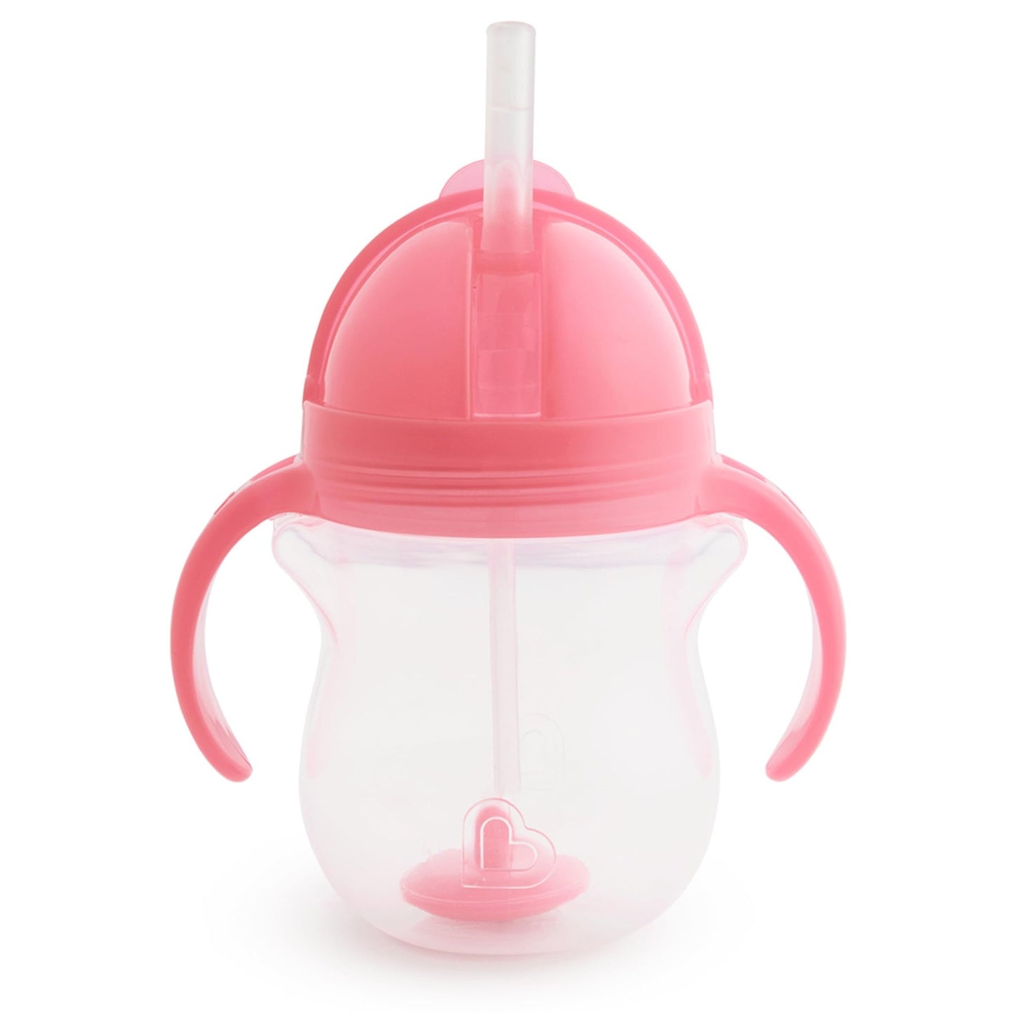 Munchkin Any Angle Sippy Cups for Toddlers, Spill Proof Weighted Straw Cup with Transition Handles for Babies 6 Months and Up, 2 Pack, Blue/Green - 7DAY'S