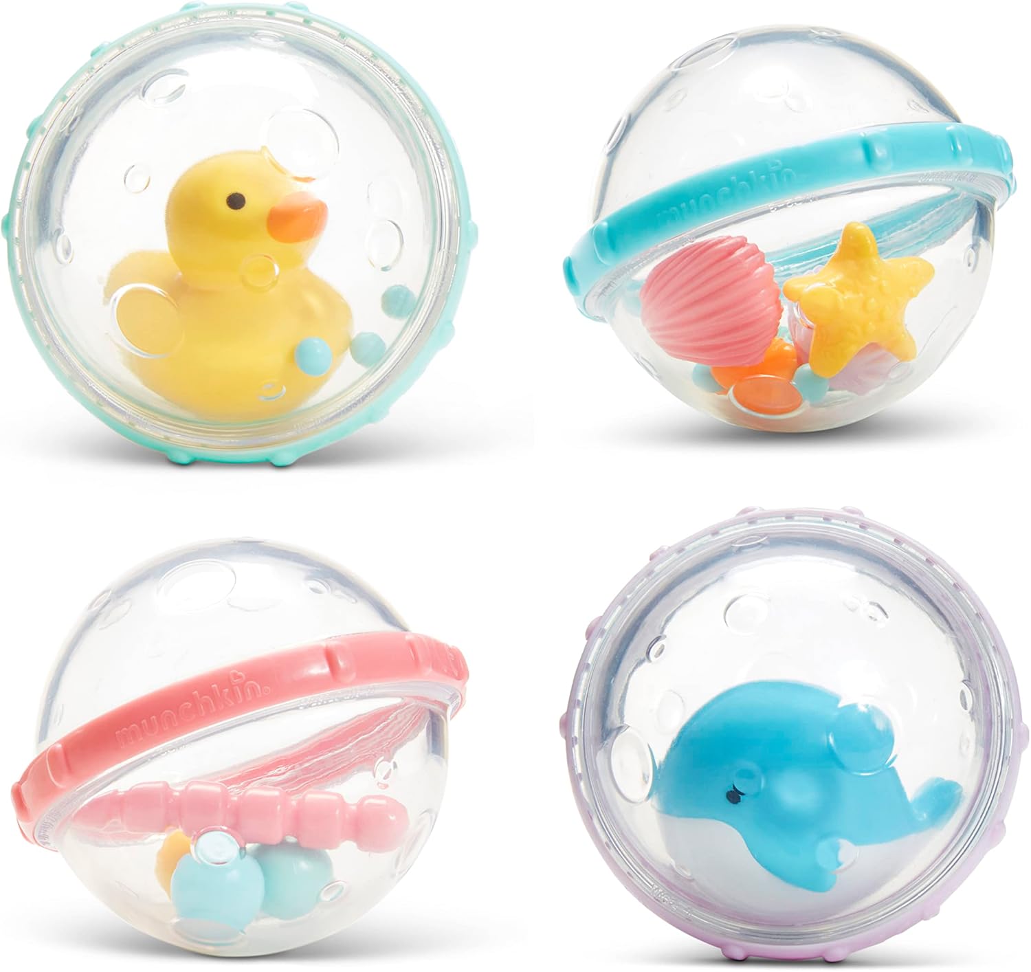 Munchkin® Float & Play Bubbles™ Baby and Toddler Bath Toy, 4 Count - 7DAY'S