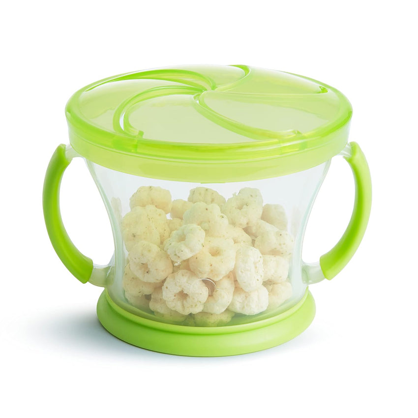 Munchkin Snack Catcher Toddler Snack Cups, No Spill, 2 Pack, Blue/Green - 7DAY'S