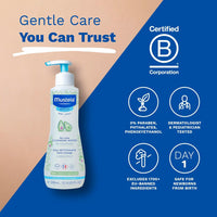 Mustela Baby Cleansing Water - No - Rinse Micellar Water - with Natural Avocado & Aloe Vera - for Baby's Face, Body & Diaper - 1 or 2 - Pack - Various Sizes - 7DAY'S