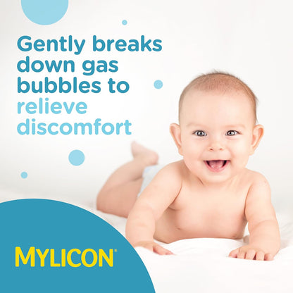 MYLICON Infants Gas Relief Drops for Infants and Babies, Dye Free Formula, 1 Fluid Ounce - 7DAY'S