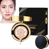 MZV Concealer Cushion Cream,Water Bead Tricolor Latte Concealer Cushion,MZV Water Bead Tricolor Latte Concealer Cushion,Moisturizing Essence Foundation (Natural Whit - 3PCS) - 7DAY'S