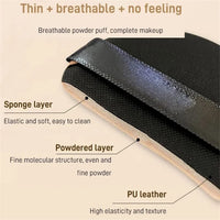 MZV Concealer Cushion Cream,Water Bead Tricolor Latte Concealer Cushion,MZV Water Bead Tricolor Latte Concealer Cushion,Moisturizing Essence Foundation (Natural Whit - 3PCS) - 7DAY'S