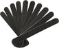 Nail File 10 PCS Professional Double Sided 100/180 Grit Nail Files Emery Board Black Manicure Pedicure Tool and Nail Buffering Files - 7DAY'S