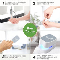 Nail Fungus Laser Treatment LED Light Device Effective Rechargeable Nail Fungus Remover Nail Fungus Cleaning Laser Device Repair Damaged Discolored Thick Fingernails - 7DAY'S