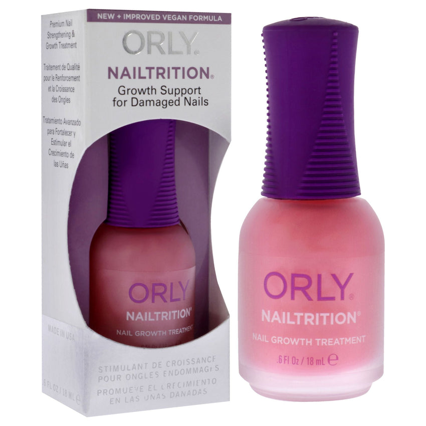 Nailtrition Nail Growth Treatment by Orly for Women - 0.6 oz Nail Treatment - 7DAY'S