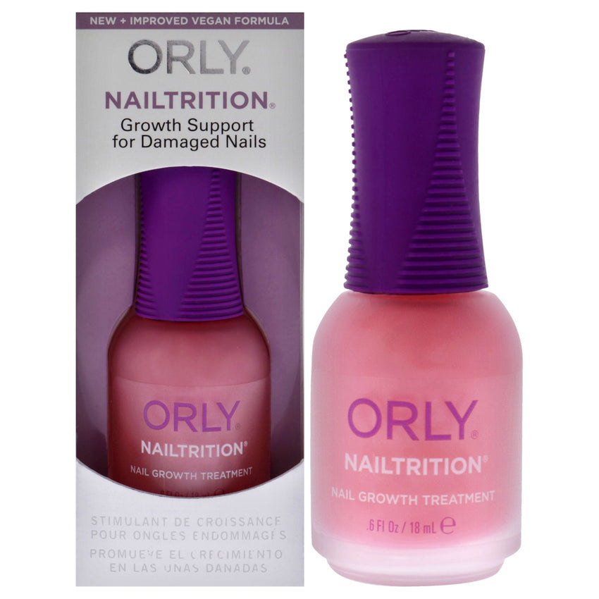 Nailtrition Nail Growth Treatment by Orly for Women - 0.6 oz Nail Treatment - 7DAY'S