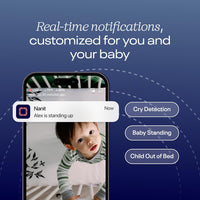 Nanit Pro Baby Sleep Monitoring System - Newborn Baby Essential Bundles Track Infant Sleep and Breathing Motion, 2 - Way Audio, Sound & Motion Alerts, Night Vision - 7DAY'S