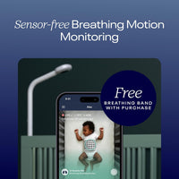 Nanit Pro Baby Sleep Monitoring System - Newborn Baby Essential Bundles Track Infant Sleep and Breathing Motion, 2 - Way Audio, Sound & Motion Alerts, Night Vision - 7DAY'S