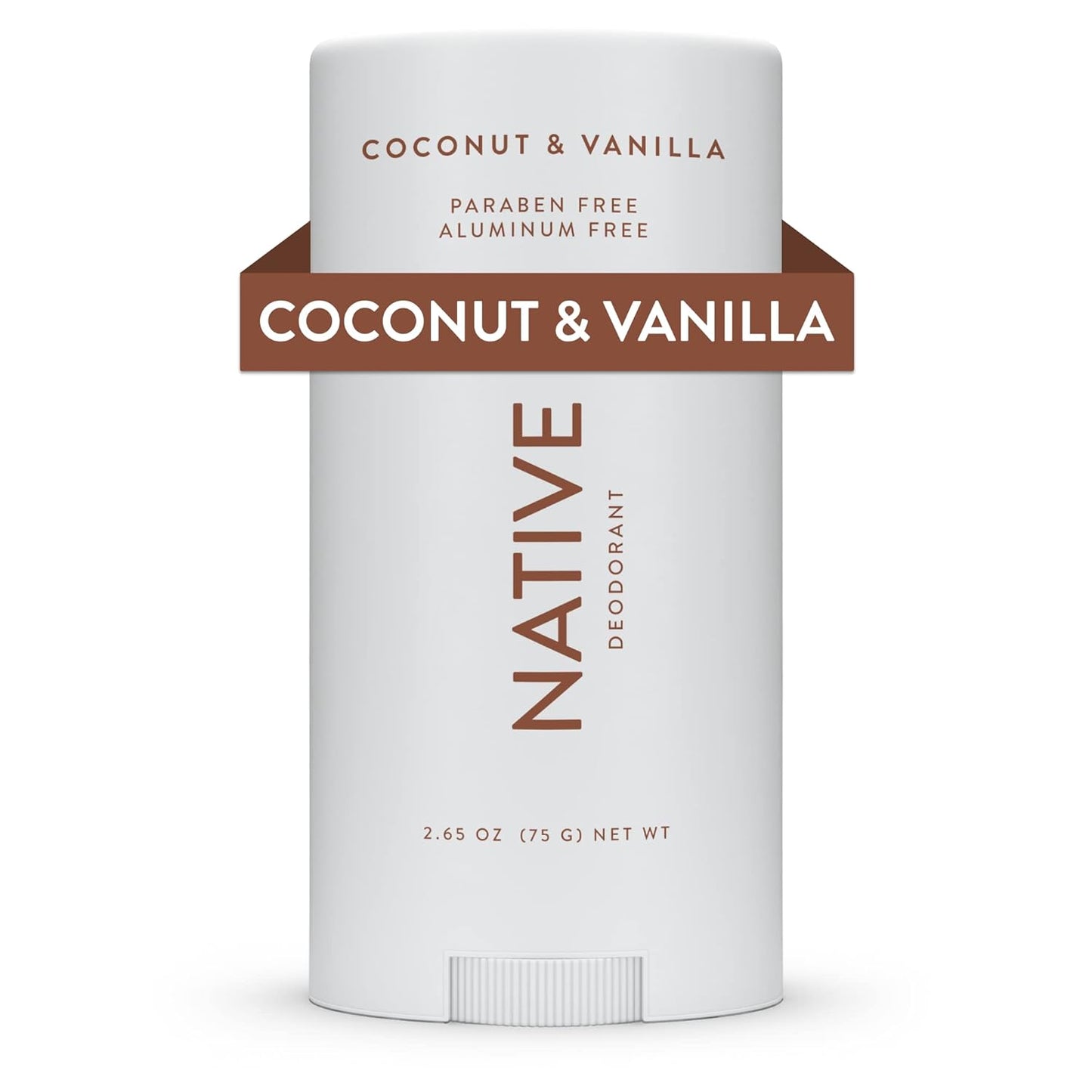 Native Deodorant Contains Naturally Derived Ingredients, 72 Hour Odor Control | Deodorant for Women and Men, Aluminum Free with Baking Soda, Coconut Oil and Shea Butter | Coconut & Vanilla - 7DAY'S