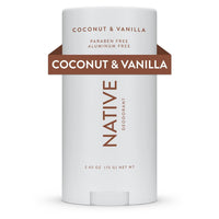 Native Deodorant Contains Naturally Derived Ingredients, 72 Hour Odor Control | Deodorant for Women and Men, Aluminum Free with Baking Soda, Coconut Oil and Shea Butter | Coconut & Vanilla - 7DAY'S