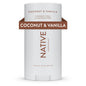 Native Deodorant Contains Naturally Derived Ingredients, 72 Hour Odor Control | Deodorant for Women and Men, Aluminum Free with Baking Soda, Coconut Oil and Shea Butter | Coconut & Vanilla - 7DAY'S