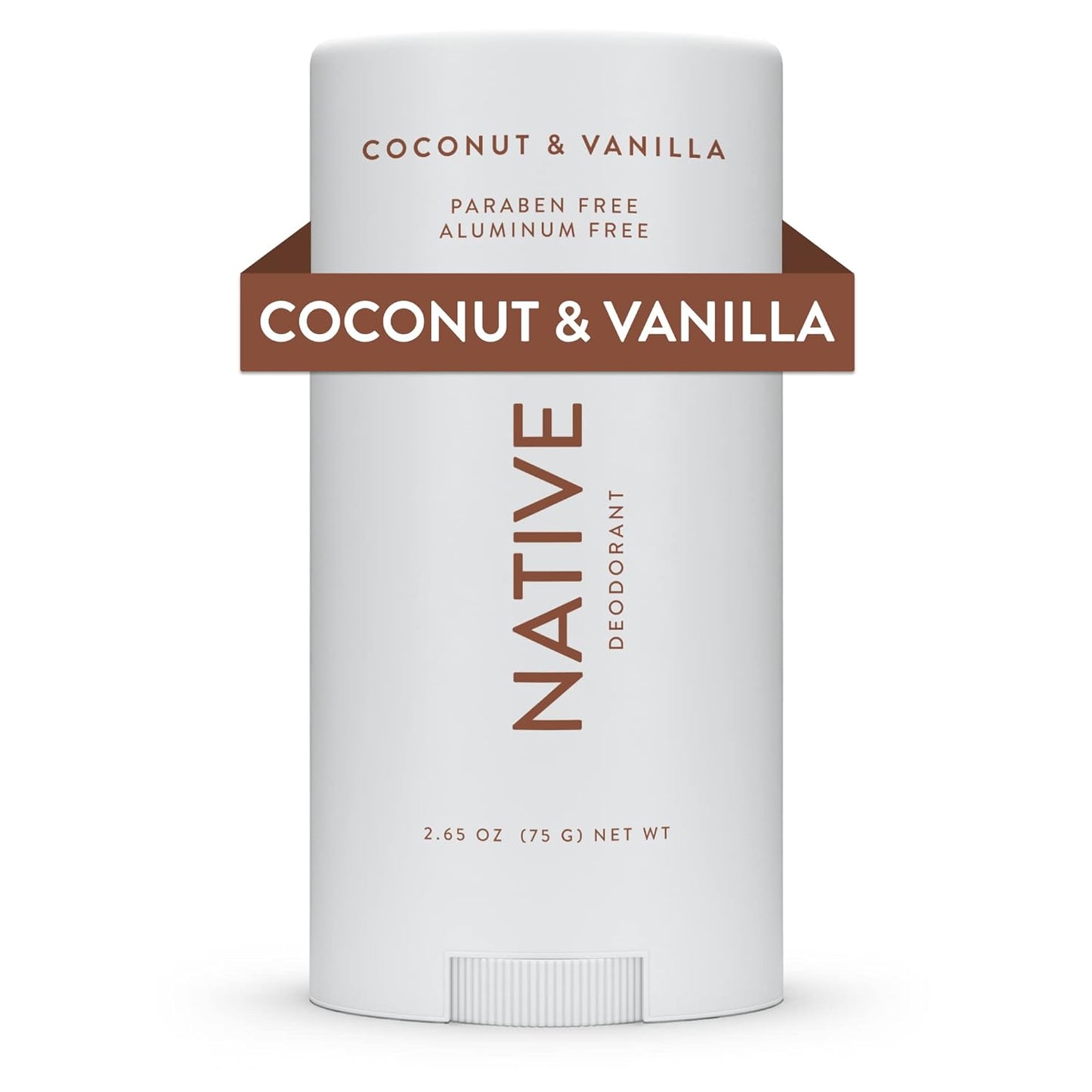 Native Deodorant Contains Naturally Derived Ingredients, 72 Hour Odor Control | Deodorant for Women and Men, Aluminum Free with Baking Soda, Coconut Oil and Shea Butter | Coconut & Vanilla - 7DAY'S