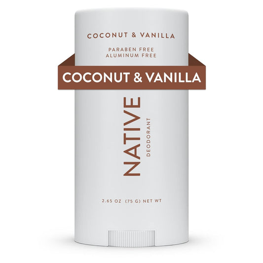 Native Deodorant Contains Naturally Derived Ingredients, 72 Hour Odor Control | Deodorant for Women and Men, Aluminum Free with Baking Soda, Coconut Oil and Shea Butter | Coconut & Vanilla - 7DAY'S