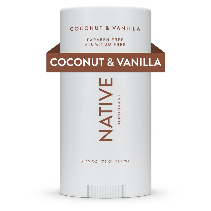Native Deodorant Contains Naturally Derived Ingredients, 72 Hour Odor Control | Deodorant for Women and Men, Aluminum Free with Baking Soda, Coconut Oil and Shea Butter | Coconut & Vanilla - 7DAY'S