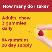 Nature Made Advanced Multivitamin Gummies 50 + for Her, Womens Multivitamins Gummies with Magnesium Citrate, Vitamin D3, Zinc, Calcium and All 8 B Vitamins, 84 Count, 28 Day Supply - 7DAY'S
