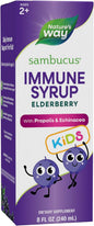 Nature's Way Sambucus Elderberry Immune Syrup for Kids Ages 2+, with Echinacea & Propolis, Immune Support Syrup*, Vegetarian, Berry Flavored, 8 Fl Oz - 7DAY'S