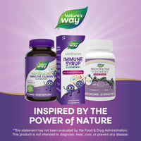 Nature's Way Sambucus Elderberry Immune Syrup for Kids Ages 2+, with Echinacea & Propolis, Immune Support Syrup*, Vegetarian, Berry Flavored, 8 Fl Oz - 7DAY'S