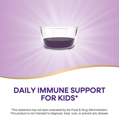 Nature's Way Sambucus Elderberry Immune Syrup for Kids Ages 2+, with Echinacea & Propolis, Immune Support Syrup*, Vegetarian, Berry Flavored, 8 Fl Oz - 7DAY'S
