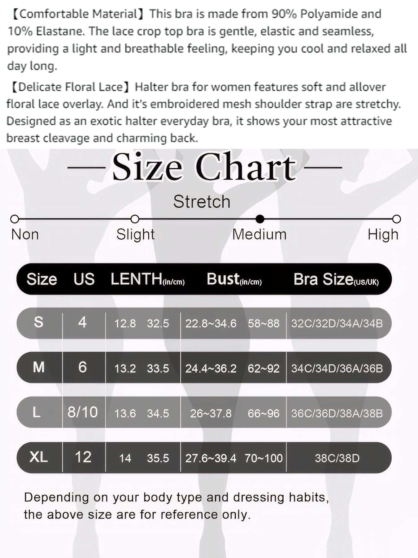 Neck - hanging sexy bra, lace lingerie, sexy underwear - 7DAY'S