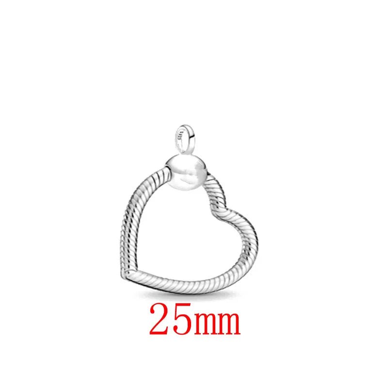 New 2023 Fashion Pink Pansy Flower Pendant Bead 925 Sterling Silver Plated Fit Necklace Keychain Charm DIY Jewelry Bracelet - 7DAY'S