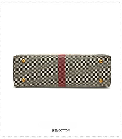 New advanced texture plaid handbag live hot models of fashion women's bags simple versatile new tide - 7DAY'S