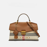 New advanced texture plaid handbag live hot models of fashion women's bags simple versatile new tide - 7DAY'S