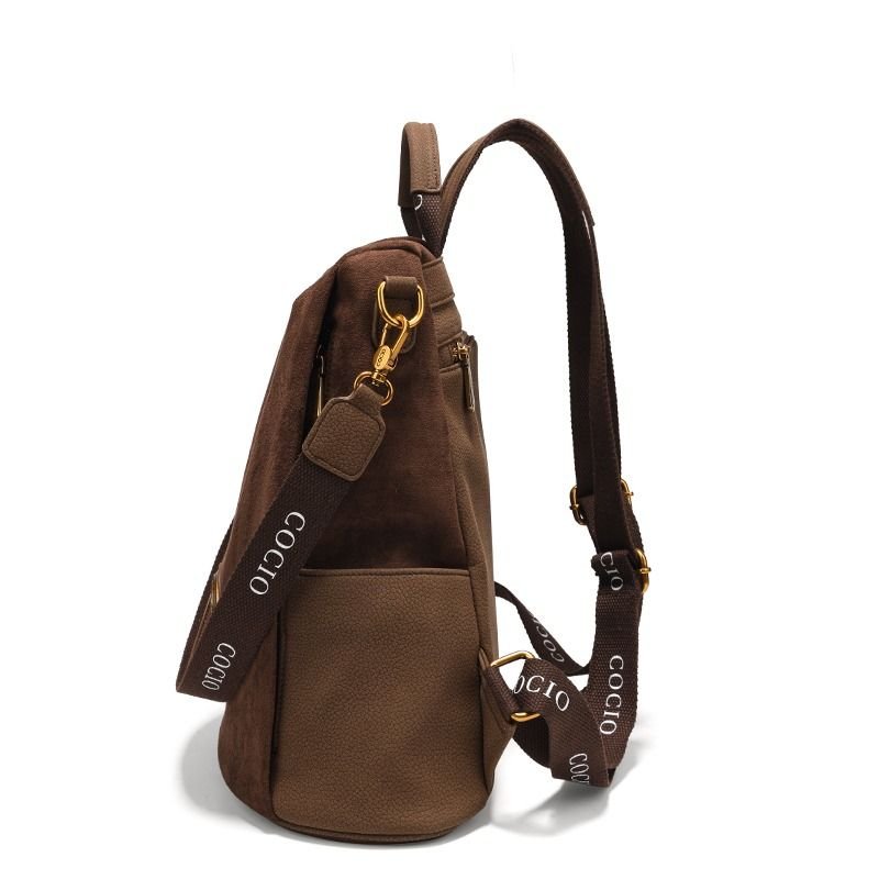 New brown shoulder bag simple hundred models women's travel backpack cross - border hot models women's bags - 7DAY'S