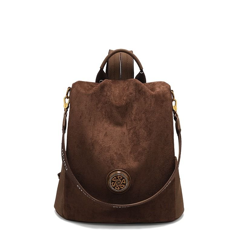 New brown shoulder bag simple hundred models women's travel backpack cross - border hot models women's bags - 7DAY'S