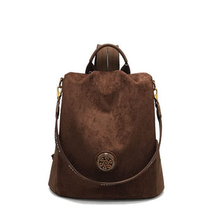 New brown shoulder bag simple hundred models women's travel backpack cross-border hot models women's bags