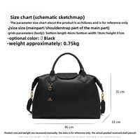 New casual travel bag simple versatile models soft leather commuter large cross - border foreign trade hot models women's bags - 7DAY'S