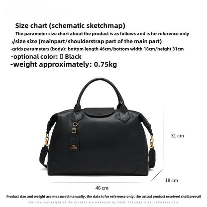New casual travel bag simple versatile models soft leather commuter large cross - border foreign trade hot models women's bags - 7DAY'S