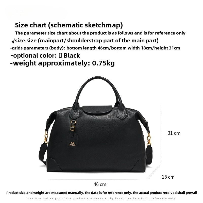 New casual travel bag simple versatile models soft leather commuter large cross - border foreign trade hot models women's bags - 7DAY'S