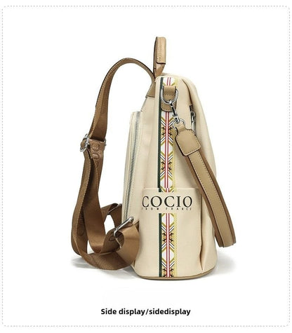 New Colorful Beige Shoulder Bag Simple Hundred models Women's Travel Backpack Cross - border Hot models Women's Bags - 7DAY'S