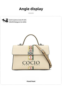 New colorful white series handbag messenger bag niche design models shoulder handbag cross - border hot models - 7DAY'S