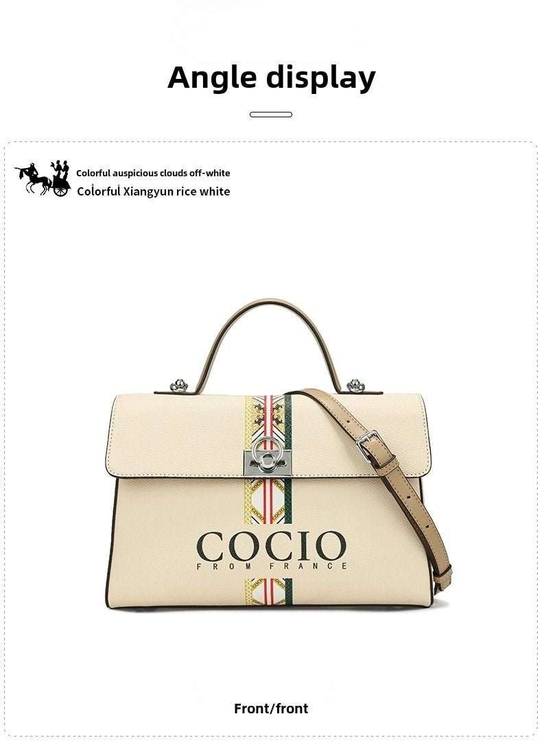 New colorful white series handbag messenger bag niche design models shoulder handbag cross - border hot models - 7DAY'S