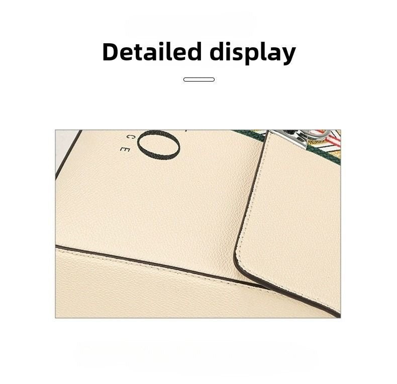 New colorful white series handbag messenger bag niche design models shoulder handbag cross - border hot models - 7DAY'S