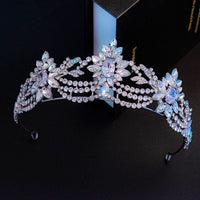 New European And American 3A Zirconia Bridal Wedding Crown - 7DAY'S