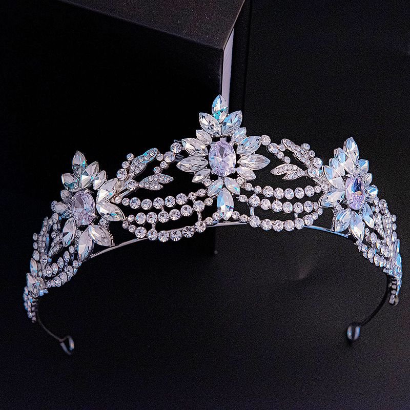 New European And American 3A Zirconia Bridal Wedding Crown - 7DAY'S
