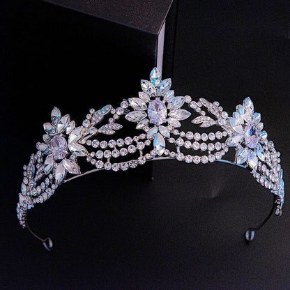 New European And American 3A Zirconia Bridal Wedding Crown - 7DAY'S
